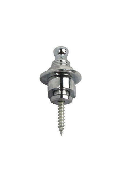 Choice FLEOR Pair of Electric Guitar Strap Locks Skidproof Round Head Straplocks Chrome Guitar Accessories