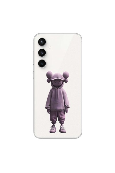 Dali Design Samsung Galaxy S23 Fe Compatible Transparent Case No Face 4 Design