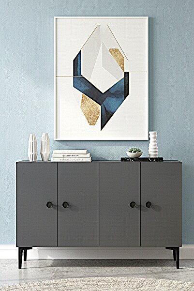 CENEYRA KA1205A PELLA120 KONSOL, KAHVE KÖŞESİ ve TV SEHPASI ANTRASİT 120cm