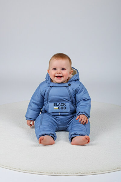 Supriz Sepeti Bebek Kozmonot Tulum - Welsoft Kumaşlı, Soğuk Geçirmez, Yumuşak ve Sıcak Tutan Kışlık Dış Giyim