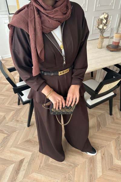 Oxygen Scarfs Premium 0Ysho Fabric Elina Hijab Double Set Tk100246