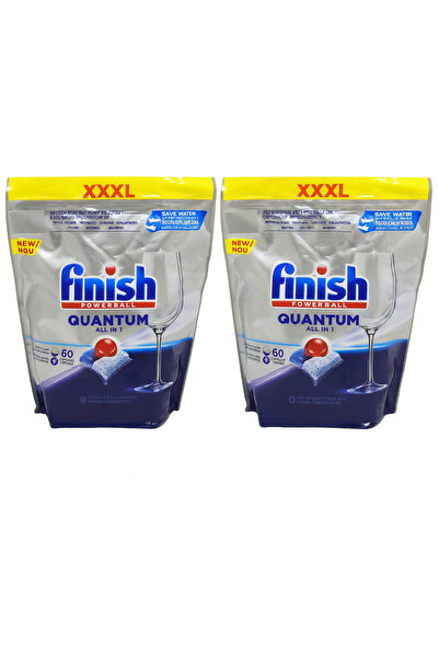 Finish DISHWASHING DETERGENT CAPSULES 60PCS QUANTUM POWERBALL ALL IN 1 - 2 pieces