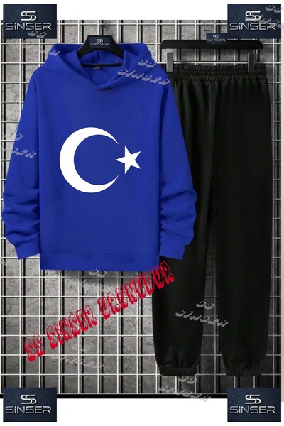 SS SİNSER Set de trening cu hanorac cu imprimeu special pentru copii, unisex,...