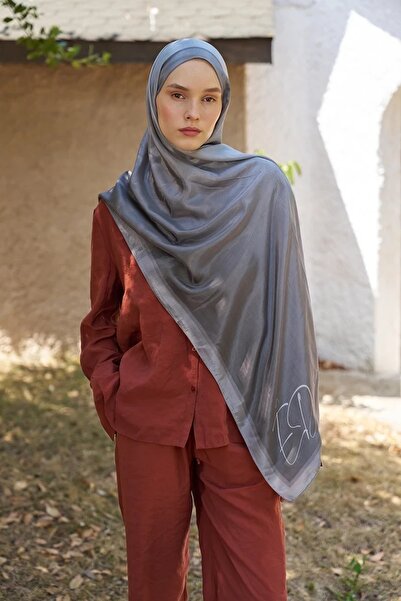 ED Scarf Grey Inspired Gradient Pattern Shawl