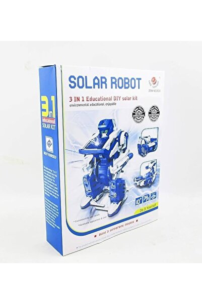 YÜREKÇE Güneş Enerjili Robot Kiti (3'ü 1 arada)