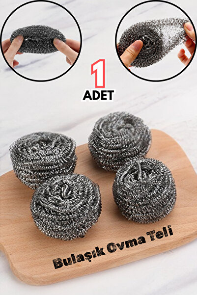 ongu home Bulaşık Ovma Teli Metal Ovalama Temizlik Süngeri Ekonomik ve Pratik...