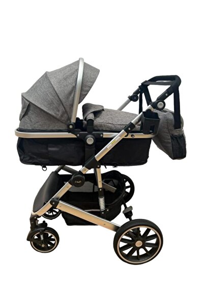 L-Sun ® 2-in-1 Reversible Stroller with Suspension, Gray