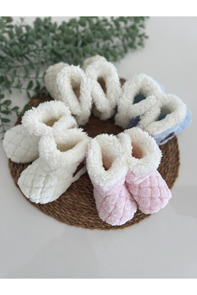 Arin Baby BAKLAVA DESEN WELSOFT BEBEK ÇOCUK PANDUF/ KAYDIRMAZ TABAN BEBEK PANDUF