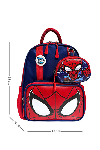 QİELL حقيبة روضة أطفال عالية الجودة مع نمط شخصيات كرتونية ومحفظة صغيرة كهدية