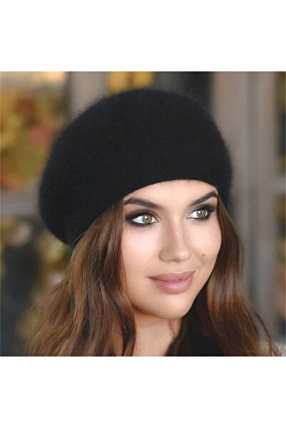 Confortino Elegant hat made of fluffy Angora wool Princess Lux - UNIVERSAL size