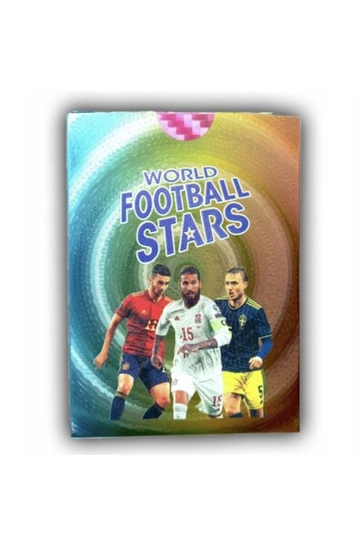 victiny Set 55 cartonase multicolor aurii Fotbalisti - World Football Stars
