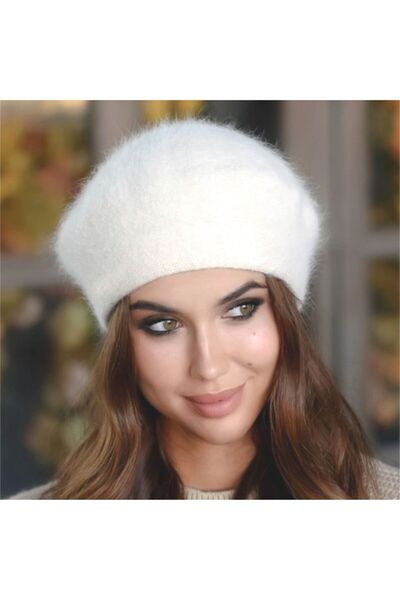 Confortino Elegant hat made of fluffy Angora wool Princess Lux - UNIVERSAL size