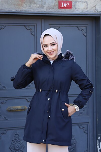 Vibeys Moda Winter Coat & Jacket with Fur Inside and Waterproof