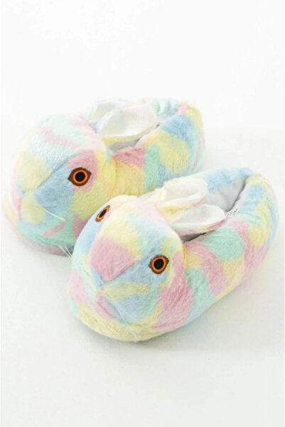 REALMİNE Fluffy Animal Figure Slippers - Women - Men - Children - House Slippers - Furry Slippers - Plush