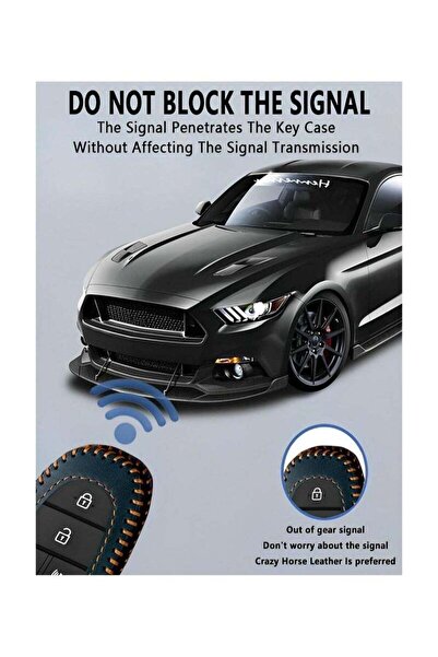 Generic Key Fob Cover for Hyundai Sonata/Tucson Smart Remote 2023-2021 (Blue)