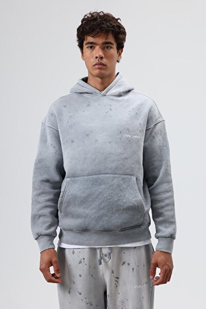 VAMOSCLO Washable oversize tracksuit set gray