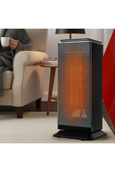 zola Vertical fan heater, 2000W, PTC ceramic, LED display, temperature 10–40°C, timer 1-24h