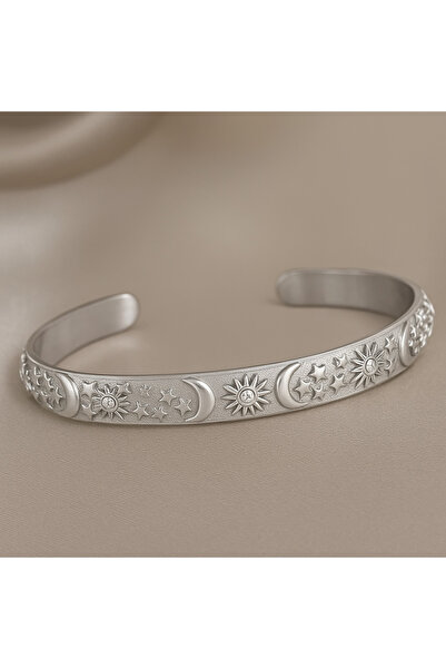 Venus Design Çelik Güneş Ay Bileklik