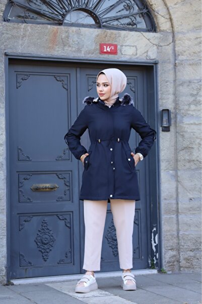 Vibeys Moda Winter Coat & Jacket with Fur Inside and Waterproof