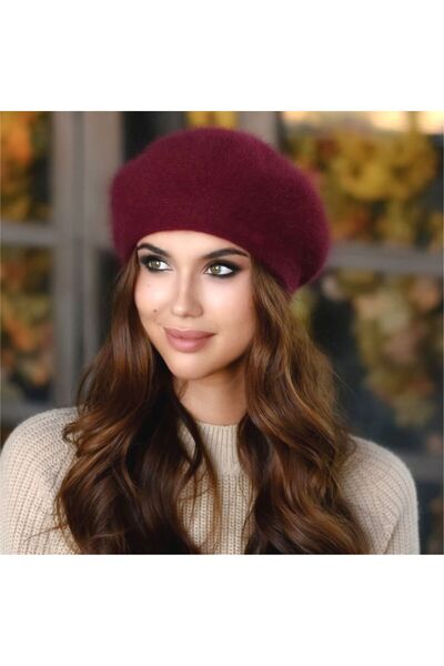 Confortino Elegant hat made of fluffy Angora wool Princess Lux - UNIVERSAL size