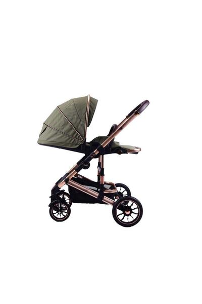 L-Sun Luxury Reversible Foldable Stroller 3 in 1 Gray