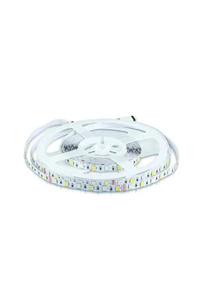 V-TAC Bandă LED SMD5050 60 LED-uri/m RGB + Alb Cald, IP20, 5m