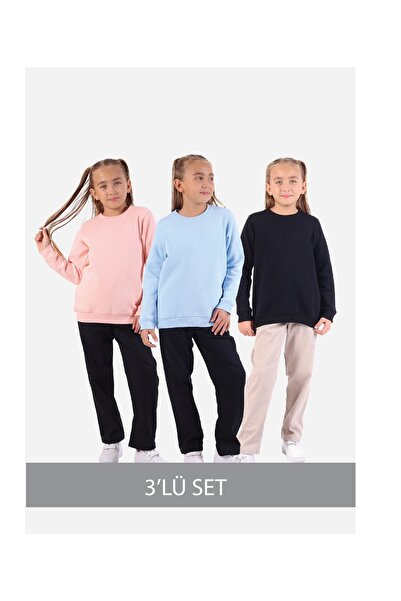 Rekormoda 3-компонентна зимна блуза с качулка за момичета, подплатена с шард,...