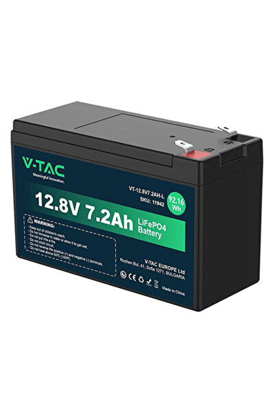 V-TAC Baterie LiFePO4 12.8V 7.2Ah 150x63x93 mm