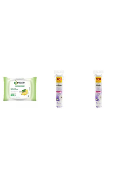 ELMIPLANT Set 3 Mixed: 1x Skin Moisture Normal Combination Skin Cleansing Wip...