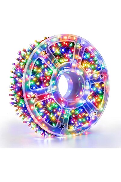 OEM 50 m light installation, 250 multicolor LEDs, 8 light games, perfect for the Christmas tree and the house
