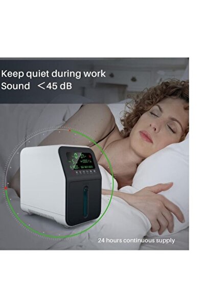 OSTO Portable Oxygen Concentrator 1-9 L/min with Nebulizer, Adjustable Concentration, 93% Purity