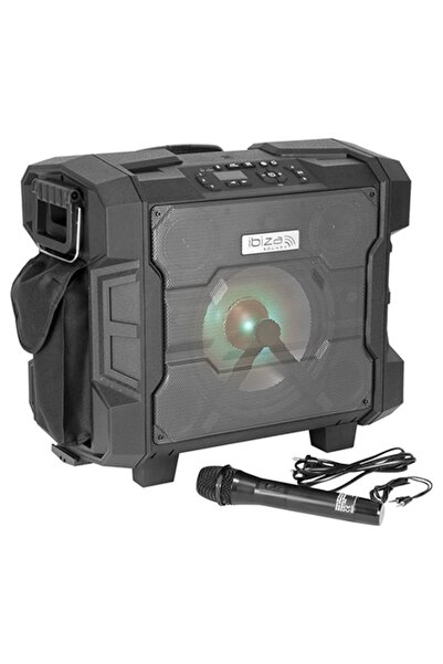 Ibiza Sound Boxă portabilă PA de 10 inch, IPX4, 300W, Bluetooth/NFC, FM, USB,...