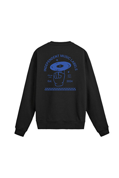 Colermi Back Printed Independent Music Designed Sweatshirt