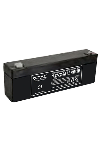 V-TAC Acumulator cu plumb-acid tip gel 12V 2Ah 178x35x66 mm
