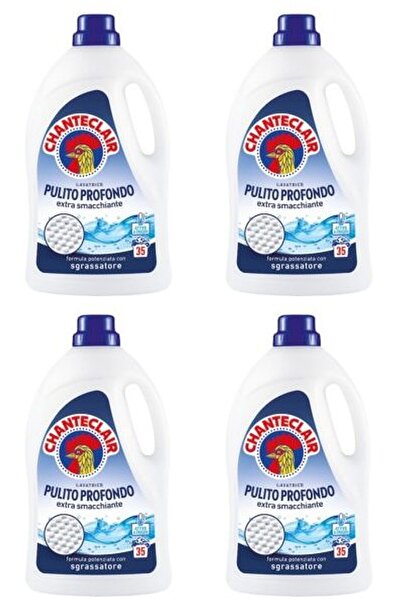chante clair Set of 4 x Deep cleaning liquid laundry detergent, Chanteclair, 1575ml, 35 washes