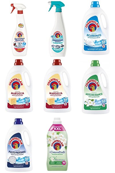 chante clair Set 8 Chanteclair Mixt: 1x Marsilia universală, 600 ml, 1x Spray universal anti-orbire, 600 ml, 1x