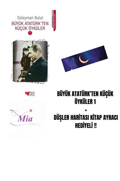Can Çocuk قصص صغيرة من الأتاتورك العظيم 1 + خريطة الأحلام مع علامة كتاب هدية! !