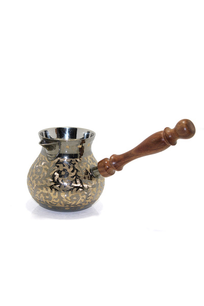 KTT Brass Coffee Pot 5'' Inch Model 3 Stylish Designed Functional Product