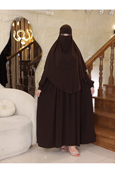 sham moda Ferace Sufle Peçe Takım kol nakışlı (ÜÇ PARÇA SET)