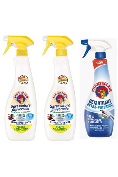 chante clair Set 3 Chanteclair Mixt: 2x universal Lamaie , 600 ml, 1x Detartr...