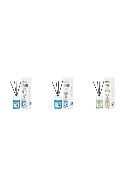 Eyfel Set 3 Mixed: 2x Room Air Freshener Sticks, Cool Water, 120 ml, 1x Room ...