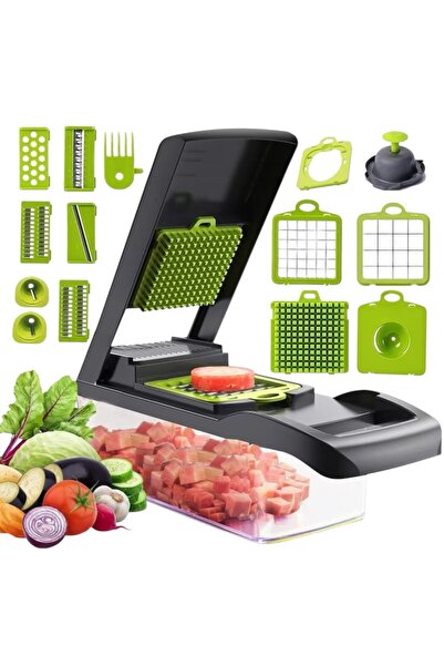 CUMPERIUSOR 14 in 1 multifunctional vegetable chopper, longziming, stainless ...