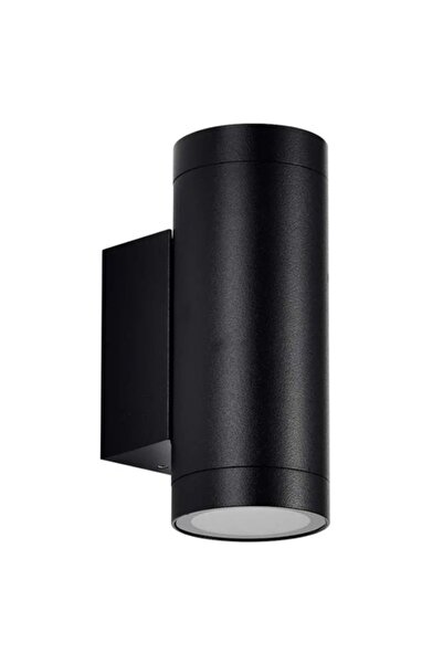 V-TAC Aplică de perete neagră GU10, cu iluminare sus/jos, IP54, din aluminiu
