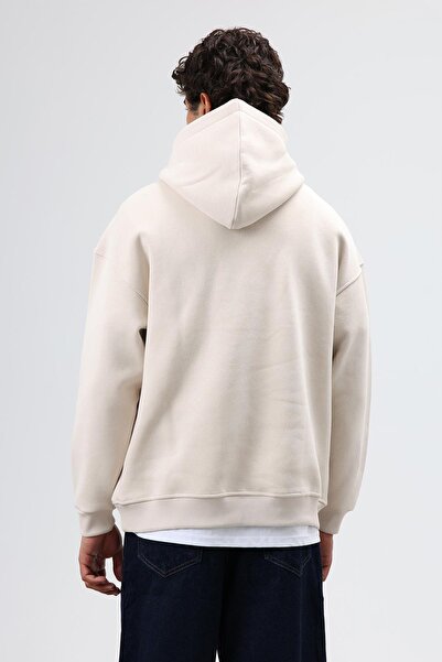 VAMOSCLO oversized με τύπωμα με κουκούλα Φούτερ Πέτρα