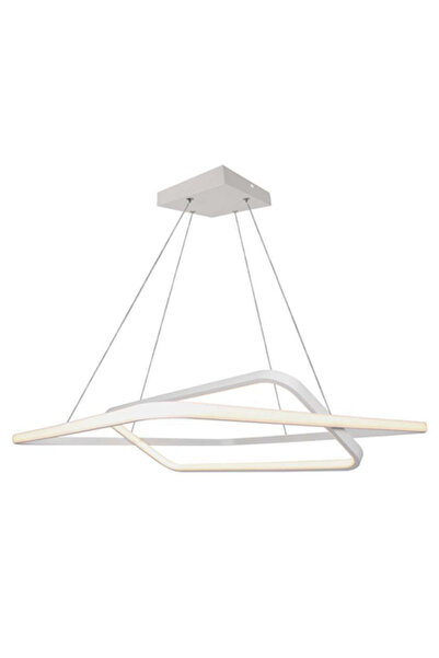 V-TAC Lustră LED 50W Reglabilă 3000K 5150 lm Albă 60x60x120 cm