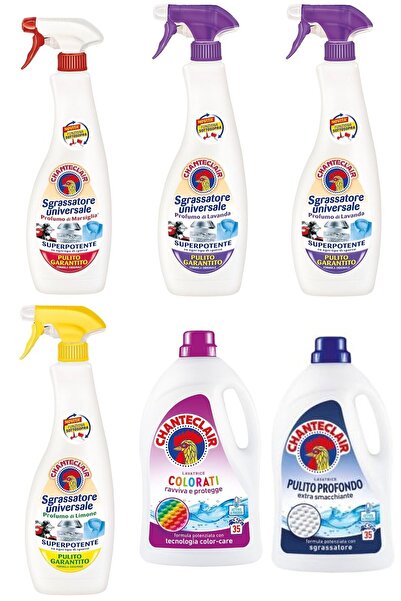 chante clair Set 6 Chanteclair Mixt: 1x universal Marsilia , 600 ml, 2x universal Lavanda , 600 ml, 1x universal