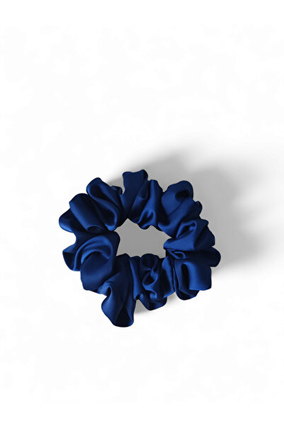 BONNETLAND Elastic din satin albastru electric (blue royal) - Medium