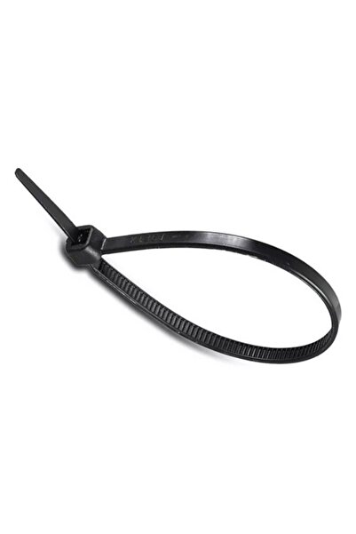 V-TAC Coliere de cablu 2.5 mm x 10 cm, 100 bucăți, Negru