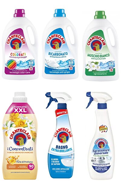 chante clair Set 6 Chanteclair Mixt: 1x lichid rufe Color, , 1575ml, 35 spalari, 1x lichid rufe Bicarbonat, , 157