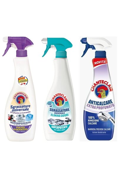 chante clair Set 3 Chanteclair Mixt: 1x universal Lavanda, 600 ml, 1x Spray u...